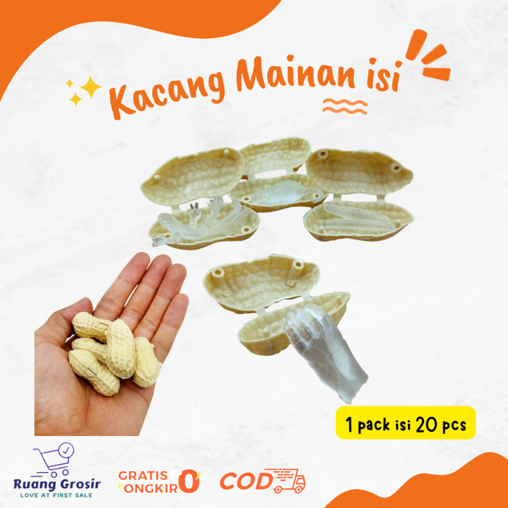 

Kacang Mainan Isi Paket 20 pcs