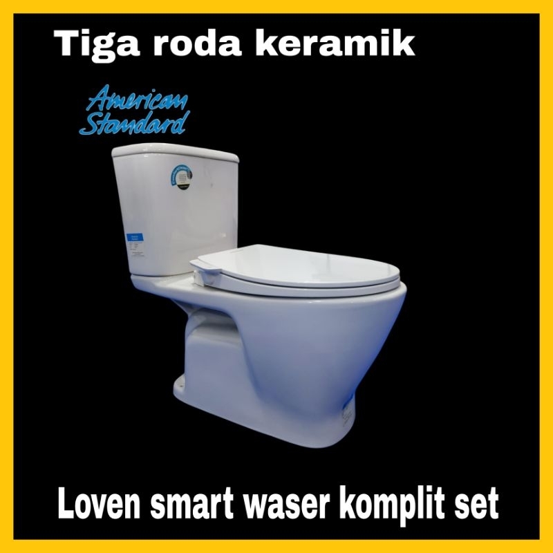 kloset duduk otomatis/kloset duduk kamar mandi/monoblock amstard/monoblock american standart loven s