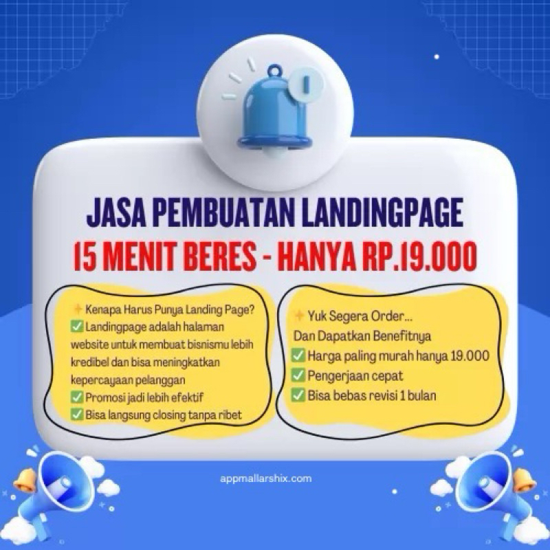 Jasa Pembuatan Website Landingpage Murah Hanya 19.000