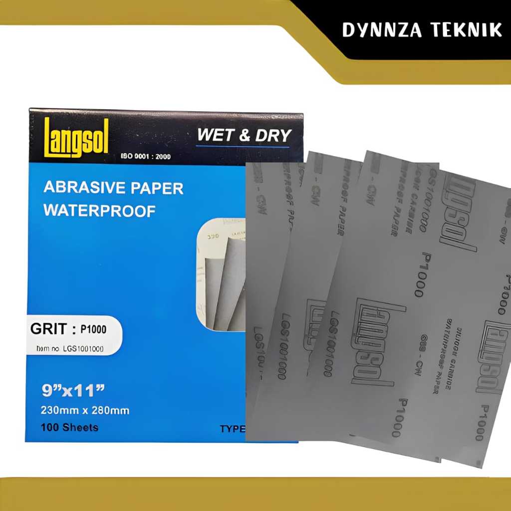 Kertas Pasir LANGSOL/Kertas Amplas Pasir LANGSOL/Kertas Gosok Amplas LANGSOL