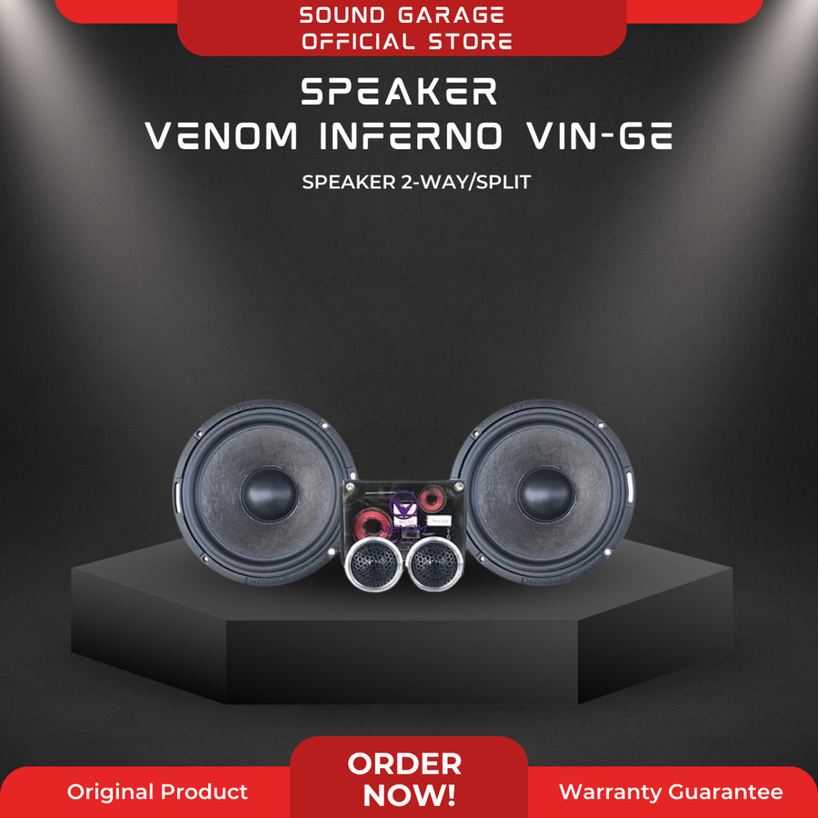 SPEAKER 2-WAY SPLIT VENOM INFERNO SERIES VIN-6E