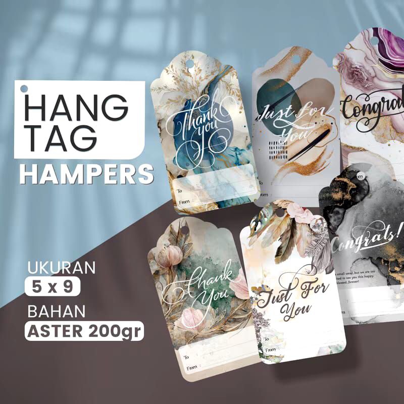 

HANG TAG THANK YOU / JUST FOR YOU / CONGRALS 100 PCS