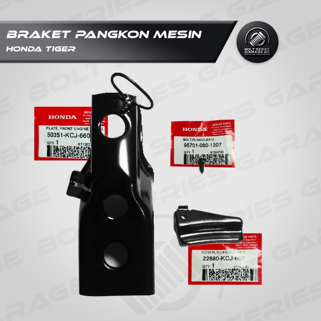 Braket pangkon mesin bagian depan set lengkap tiger