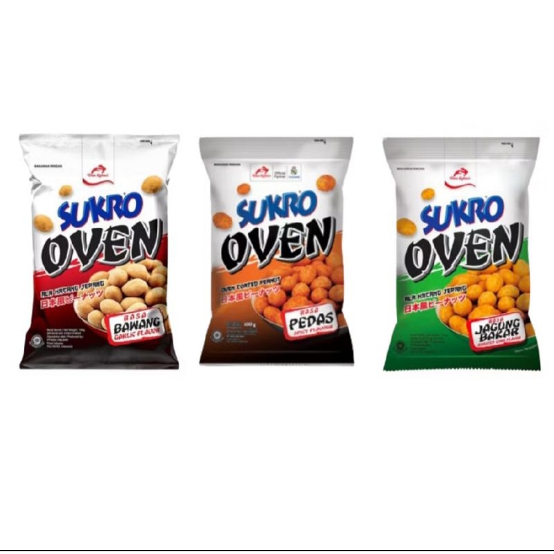 

SUKRO OVEN RASA BAWANG, PEDAS DAN JAGUN BAKAR ISI 100 gram