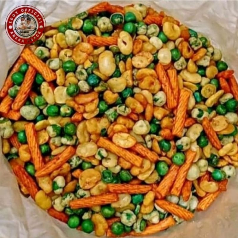 

KACANG KORO MIX STIK PANG PANG/250GR/500GR/PANG PANG JAIPONG MURAH ENAK