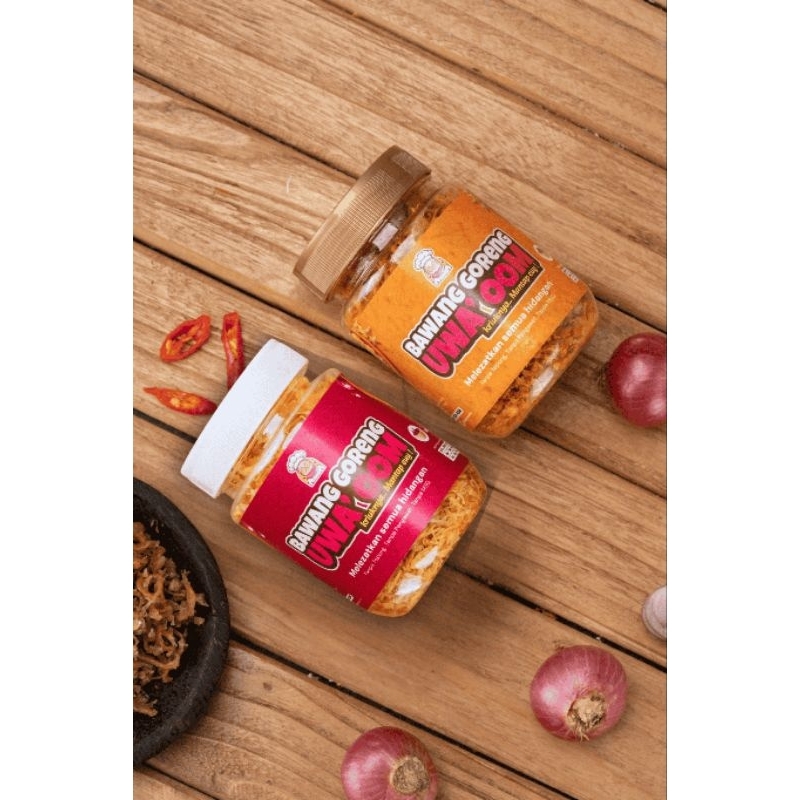 

PAKET BAWANG GORENG PREMIUM UWA OOM RASA ORIGINAL & TERI PEDAS