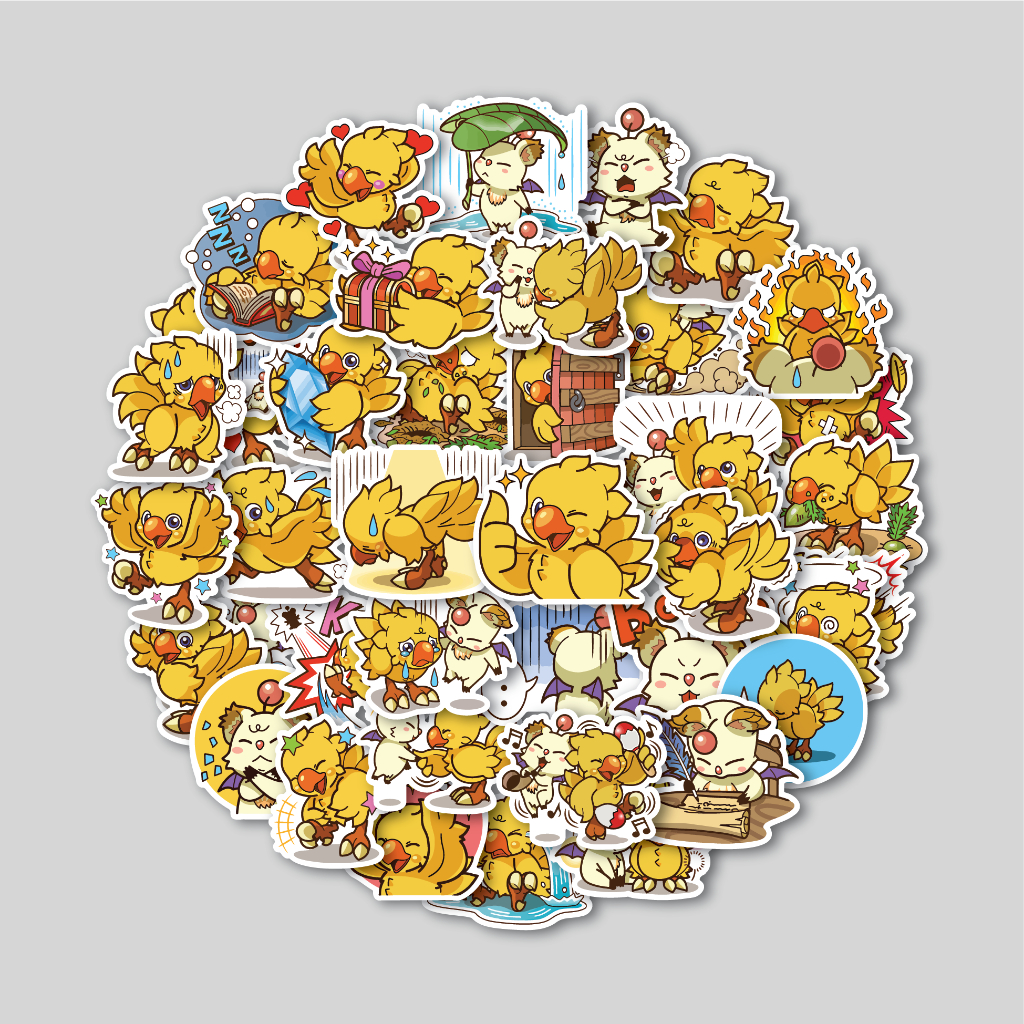 

STICKER PACK CHOCOBO SQUARE ENIX | STICKER TUMBLR | STIKER LAPTOP KOPER HELM