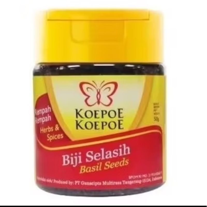 

Biji Selasih Koepoe Koepoe 50 gram