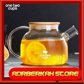 Teko Aesthetic Kaca Tahan Panas 1Liter