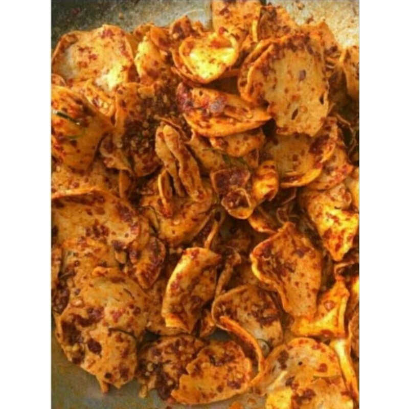 

basreng koin viral pedas jeruk 1kg bumbu melimpah
