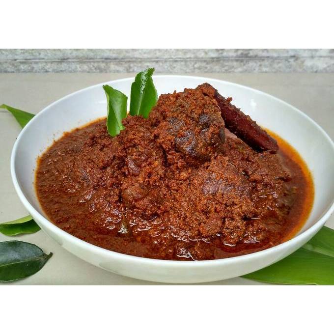 

LAUK RENDANG Minang DAGING SAPI [350GR]/SALE Rendang Vakum khas minang/Rendang Asli Resep Minang/rendang