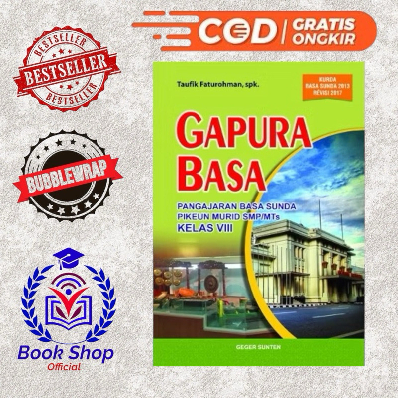 BUKU BAHASA SUNDA : GAPURA BASA KELAS 8