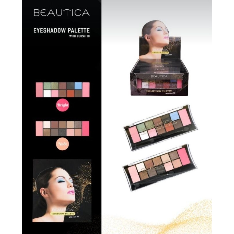 EYESHADOW BEAUTICA 10 WARNA