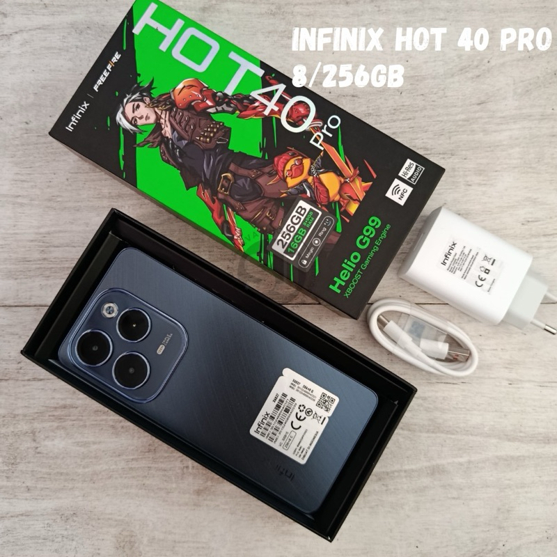 INFINIX HOT 40 PRO 8/256gb FULLSET SECOND