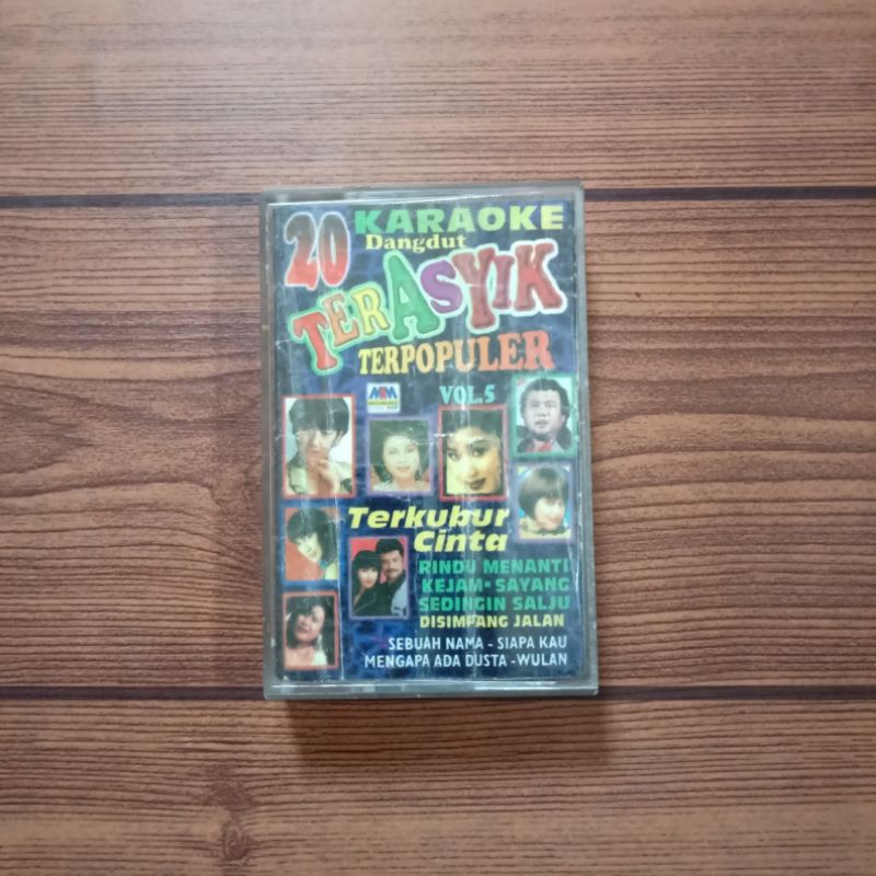Kaset 20 KARAOKE DANGDUT TERASYIK TERPOPULER VOL. 5 ( Evie Tamala,  Rhoma irama dll  )