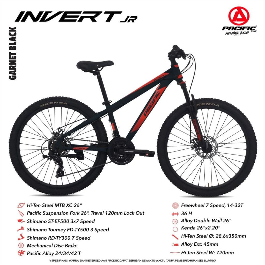 26 MTB PACIFIC invert jr
