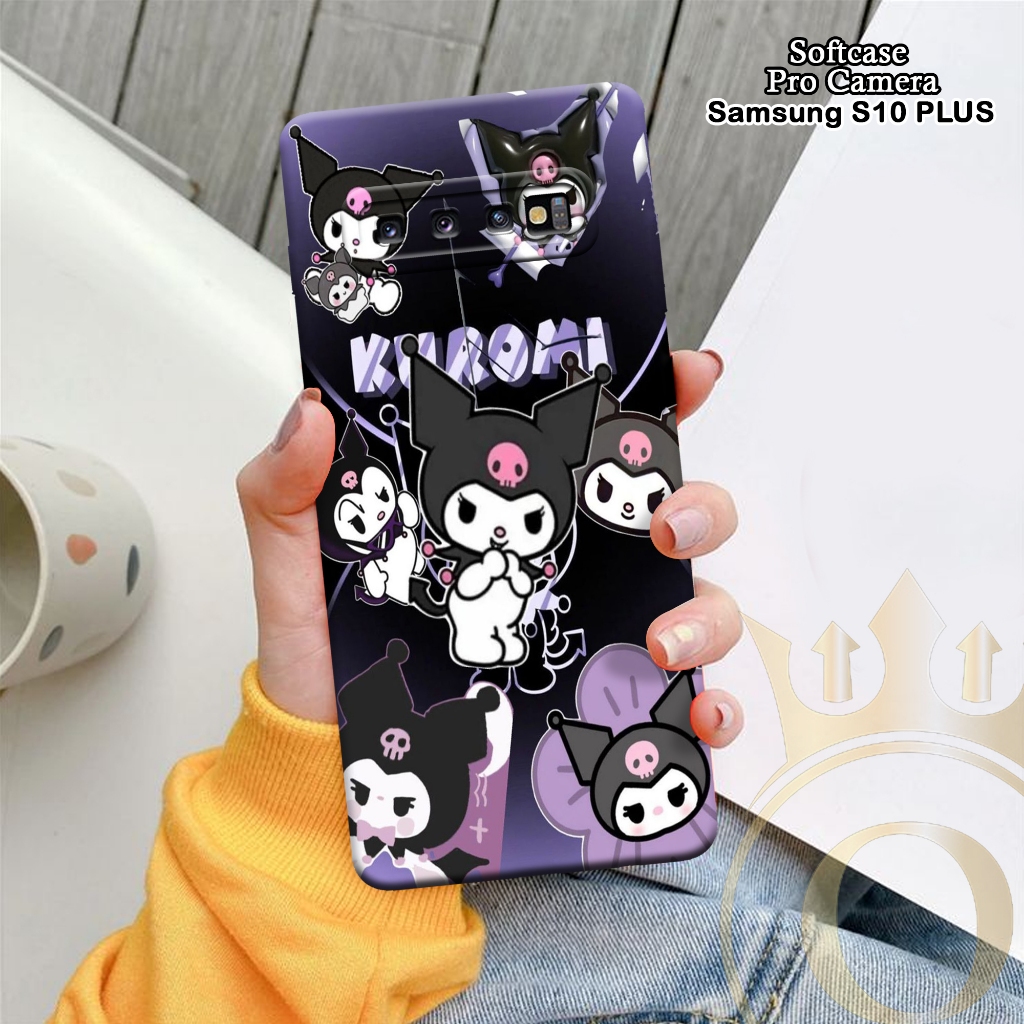 Softcase Samsung Galaxy S10 Plus - ORORA - Casing Samsung Galaxy S10 Plus - Motif case Cartoon - Sam