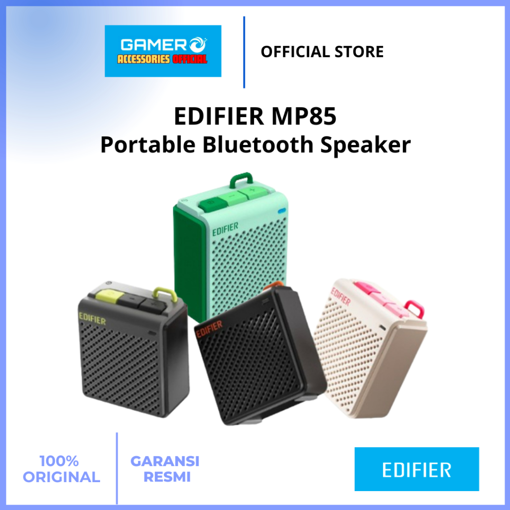 EDIFIER MP85 Portable Bluetooth Speaker Mini Speaker Easy Control by Edifier App