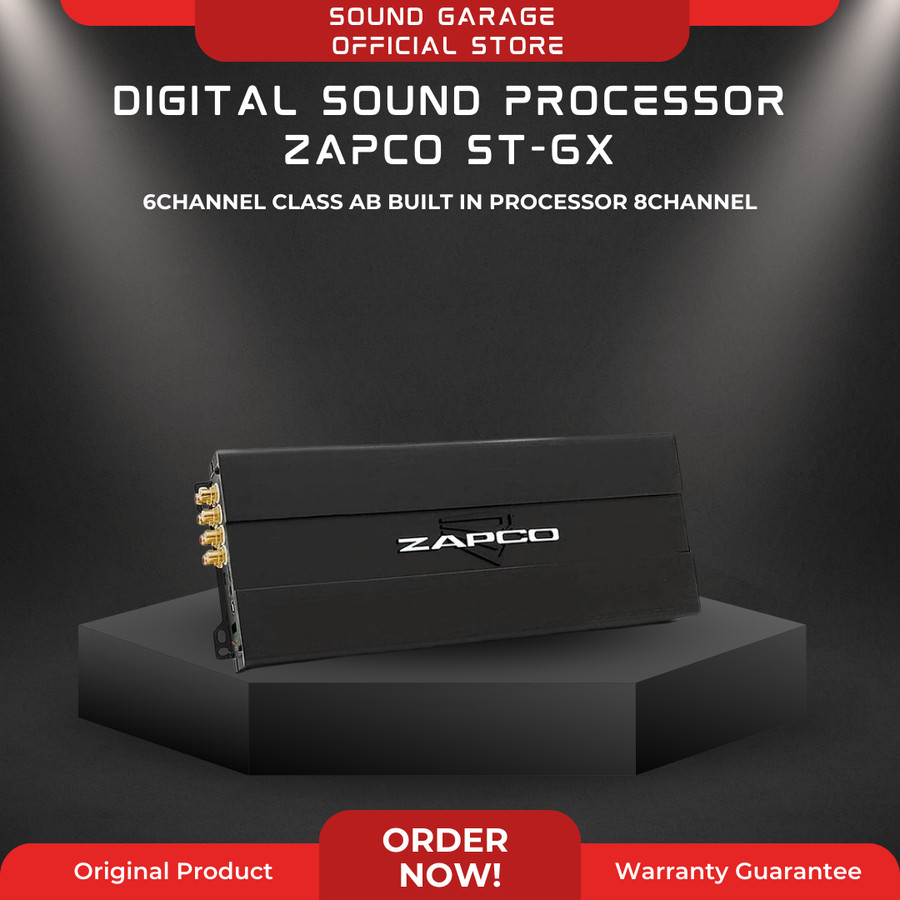 DIGITAL SOUND PROCESSOR ZAPCO ST6X/ST 6X