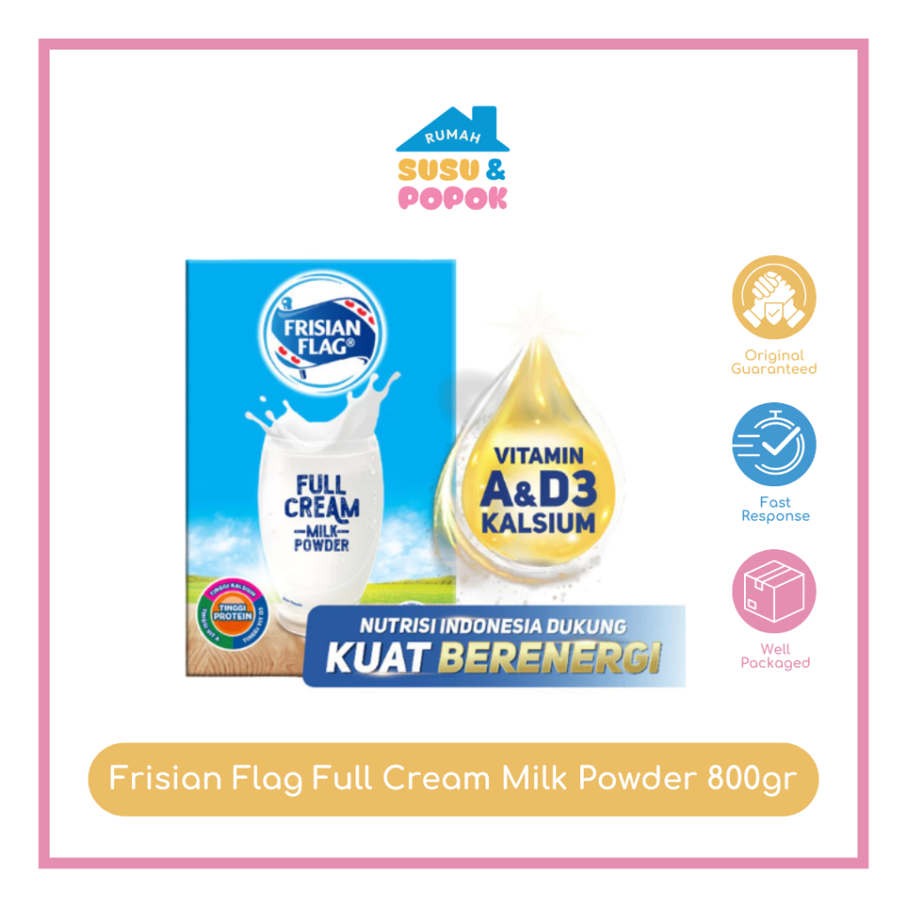 Frisian Flag Full Cream Milk Powder 800gr