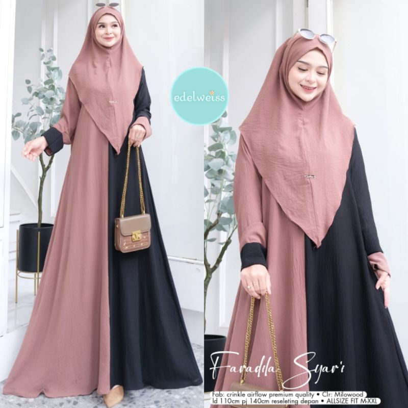 FARADILA DRESS SYARI PREMIUM ORI