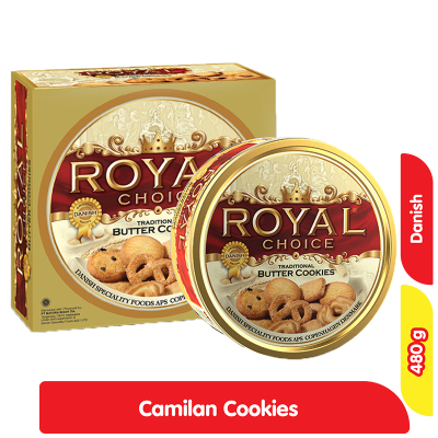 

ROYAL CHOICE Butter Cookies Kaleng 480 gram