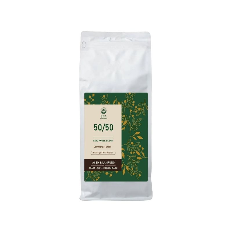 

STIA Biji Kopi Commercial Grade Aceh Gayo Blend 50/50 Coffee Bean Single Origin Espresso Manual Brew