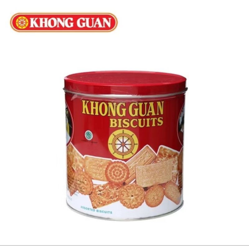 

Khong Guan Biscuits Merah Kaleng Bulat Kecil 650 gr