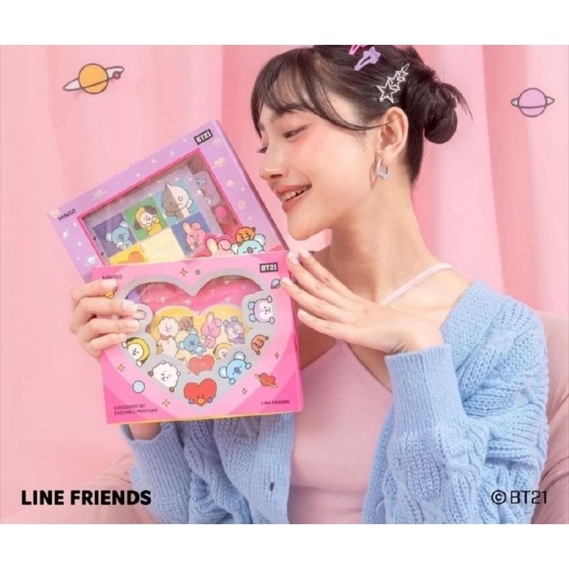 

Stationery set BT21 x Miniso