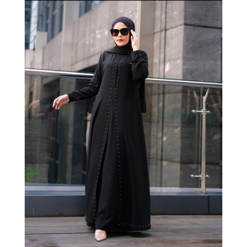 ABAYA ZARA JETBLACK/ABAYA JETBLACK PREMIUM/ABAYA MURAH/ABAYA TURKEY/ABAYA BUSUI