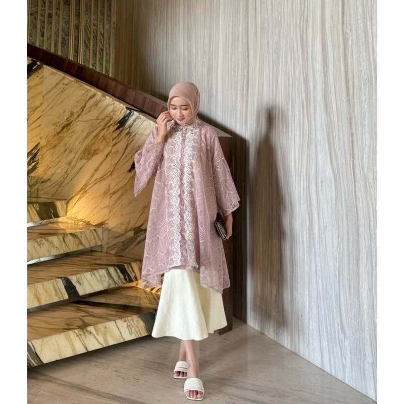 Dahlia Tunik Dusty Pink By Wisye