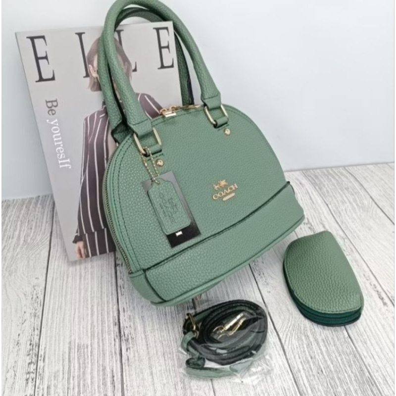 tas selempang wanita Alma coach selempang tentang free dust bag