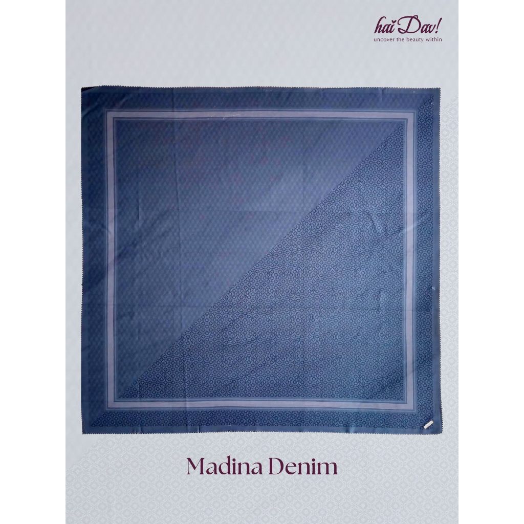 hai Dav Square Hijab, Premium Voile, Jilbab Segi Empat, Madina Series