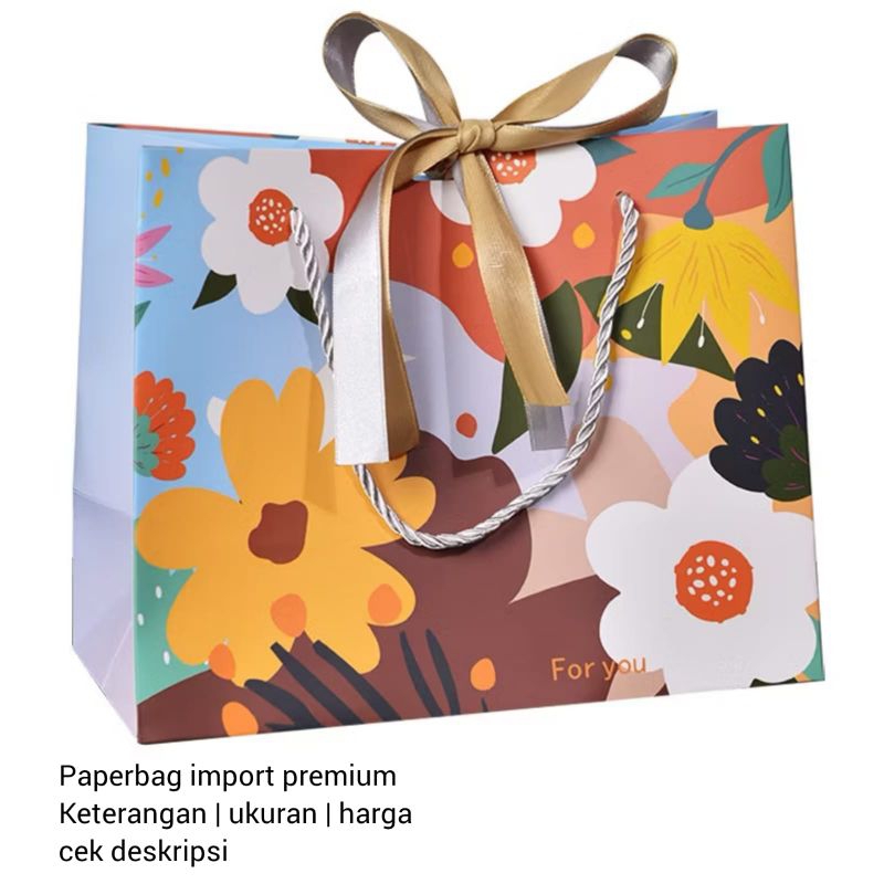 

paperbag import | paper bag premium | motif B | paperbag jogja