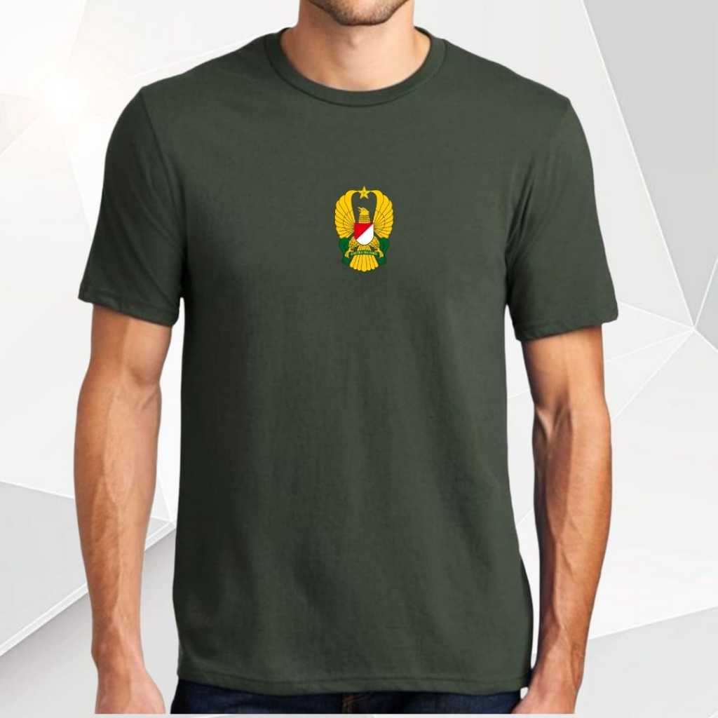 Kaos Logo TNI AD Bahan Katun - Pakaian yang Nyaman dan Berkualitas