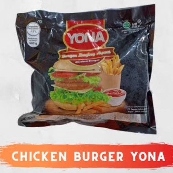 

Yona Chicken Burger 600gr isi 10 pcs