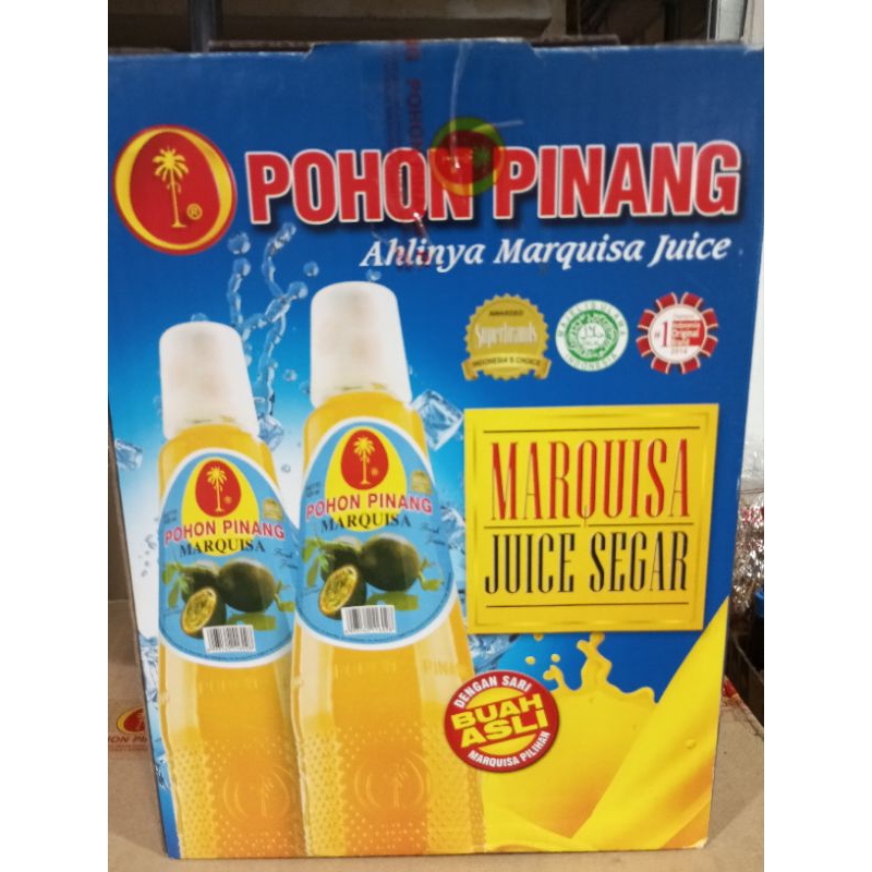 

sirup markisa pohon pinang jus 1 dus isi 6 botol