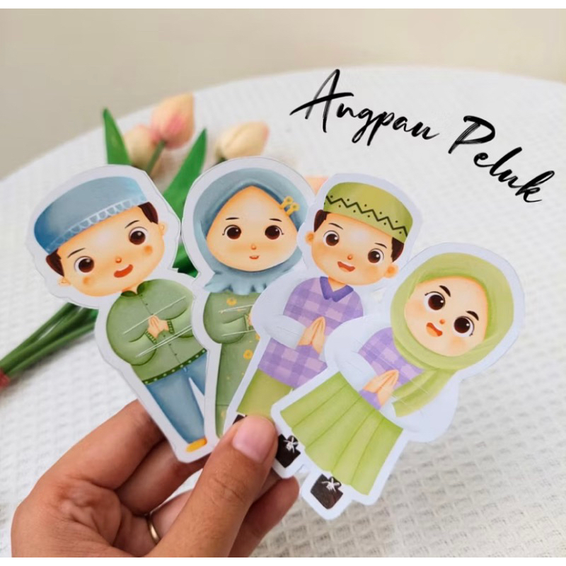 

Amplop lebaran peluk uang 3D 2025 isi 10 pcs free plastic opp Amplop lebaran lucu gemoy