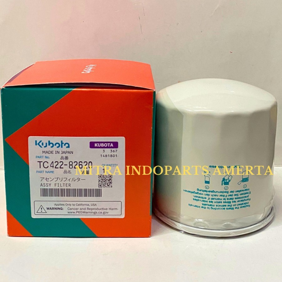 FILTER HIDROLIK L3608 L4018 KUBOTA TC422-82620