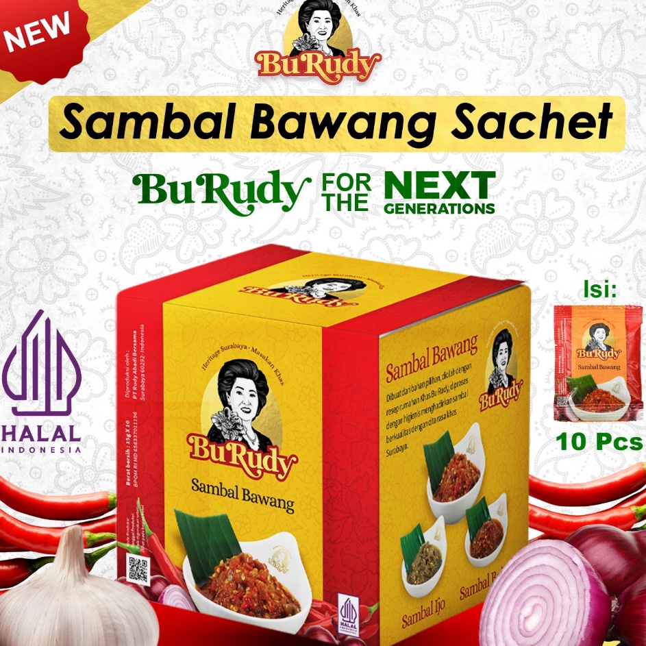 

Sambal Sachet Bu Rudy dengan kemasan yang lebih ekonomis