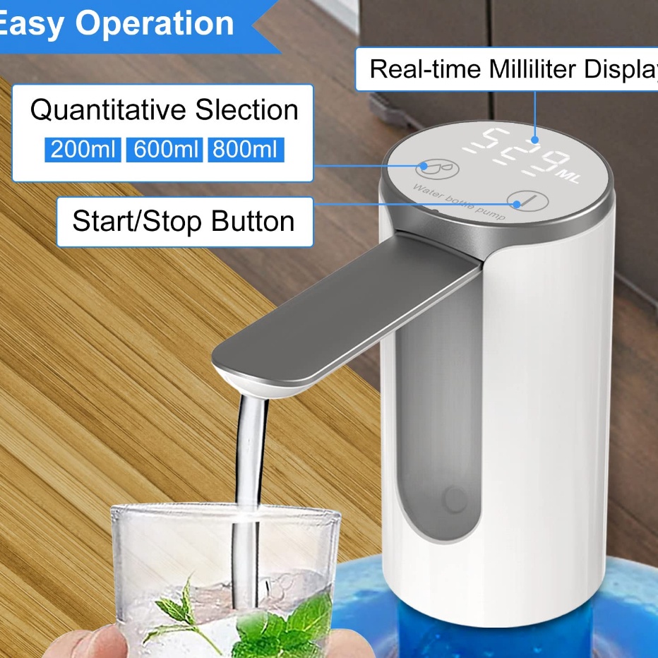Hot Pompa Galon Elektrik Bisa Dingin Tidak Berisik Poble Whale Pompa Galon Dispenser Air Minum Bawah
