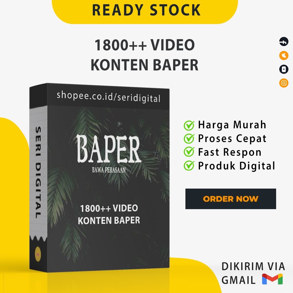 1800++ VIDEO KONTEN BAPER - Video Konten Viral Siap Upload