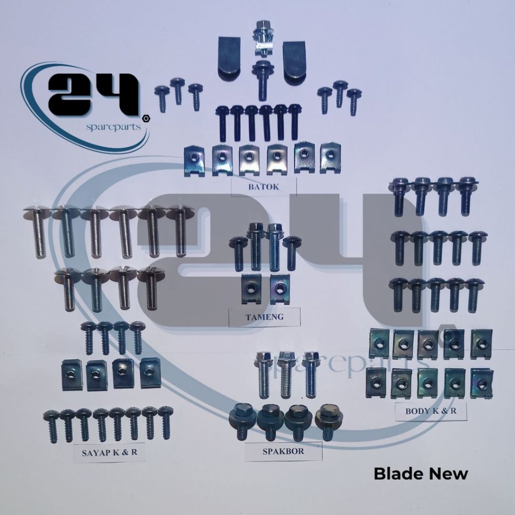 Baut/Baud Body Motor Honda Blade New