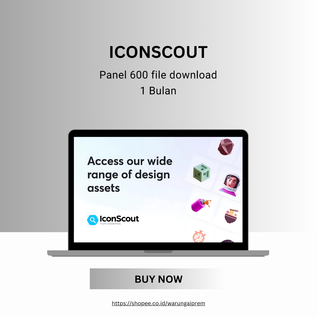 Iconscout  Premium 100 File | Full Garansi | Support Full 24 jam
