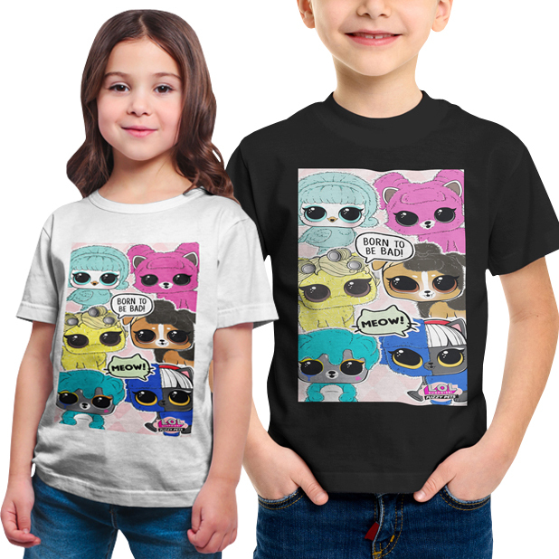 Kaos LOL Dolls Tshirt Anak Umur 2 s/d 12 Tahun