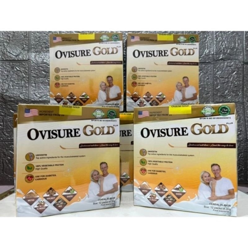 

OVISURE GOLD Susu Kesehatan Tulang Dan Sendi Atasi Osteoporosis Keroposan Tulang Alami BPOM