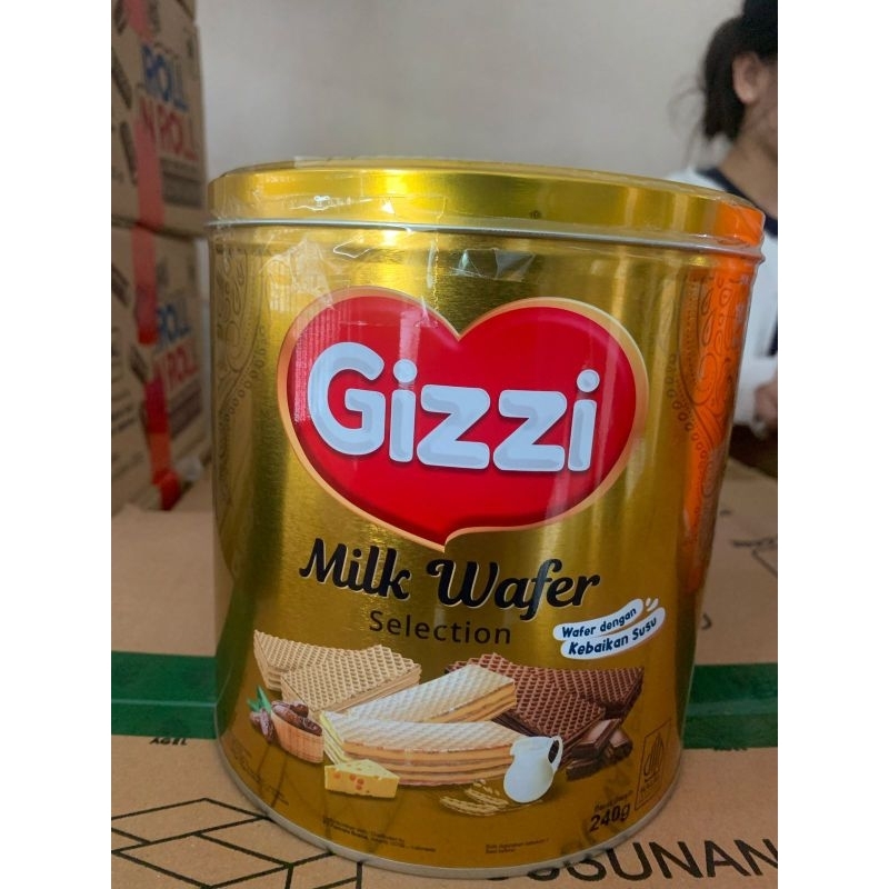 

Gizzi Milk Wafer 1 crt isi 6 pcs