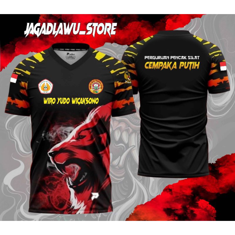 BAJU JERSEY PSCP MACAN MERAH HITAM CUSTOM