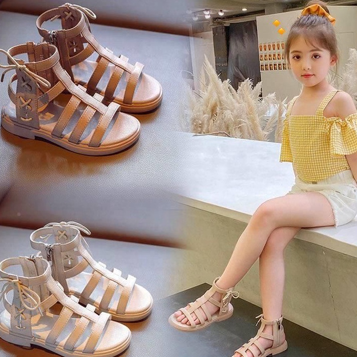Flash Sale  Svekes Sepatu Sandal Anak Perempuan Tali Pita Geliter K1