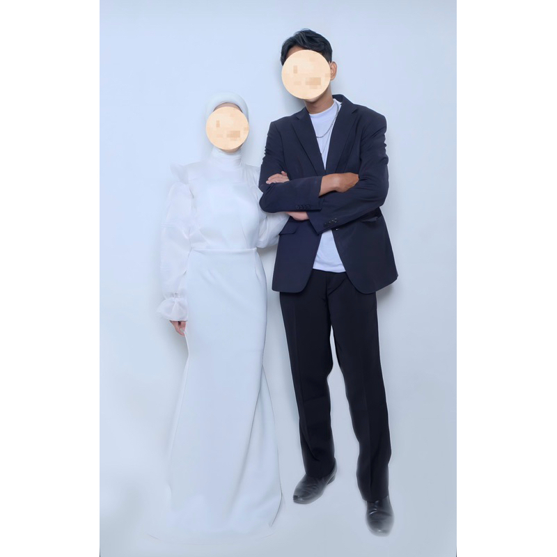 Preloved Dress Putih Prewedding